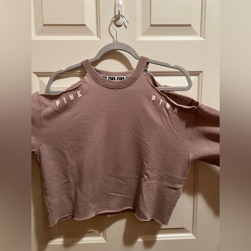 Victoria Secret PINK cropped long-sleeve